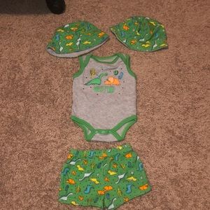 Weeplay Dinosaur Summer Outfit 6-9 months